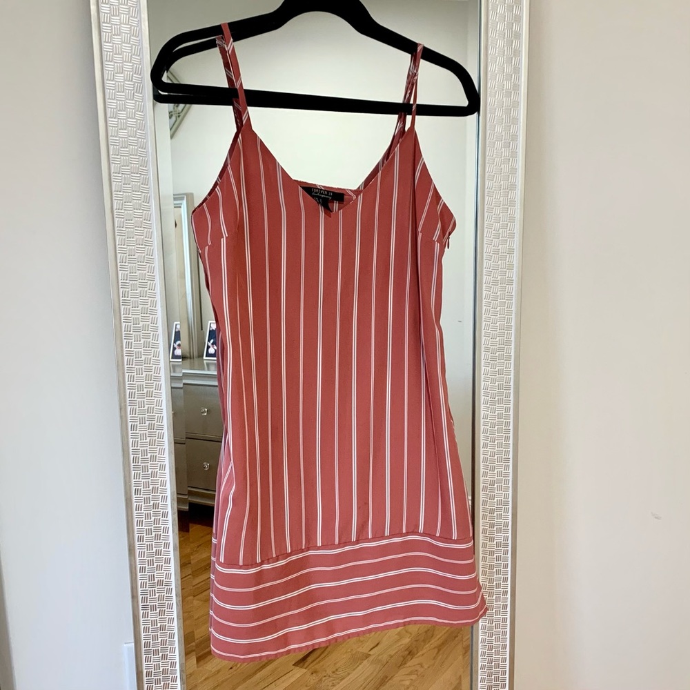 Striped Pink Cami Dress